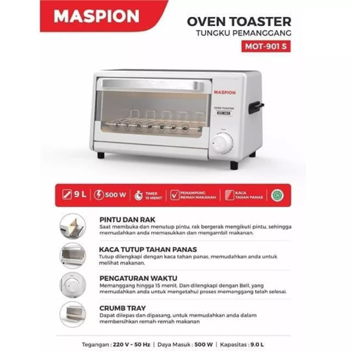 Maspion Oven Toaster 9 Liter - MOT901S